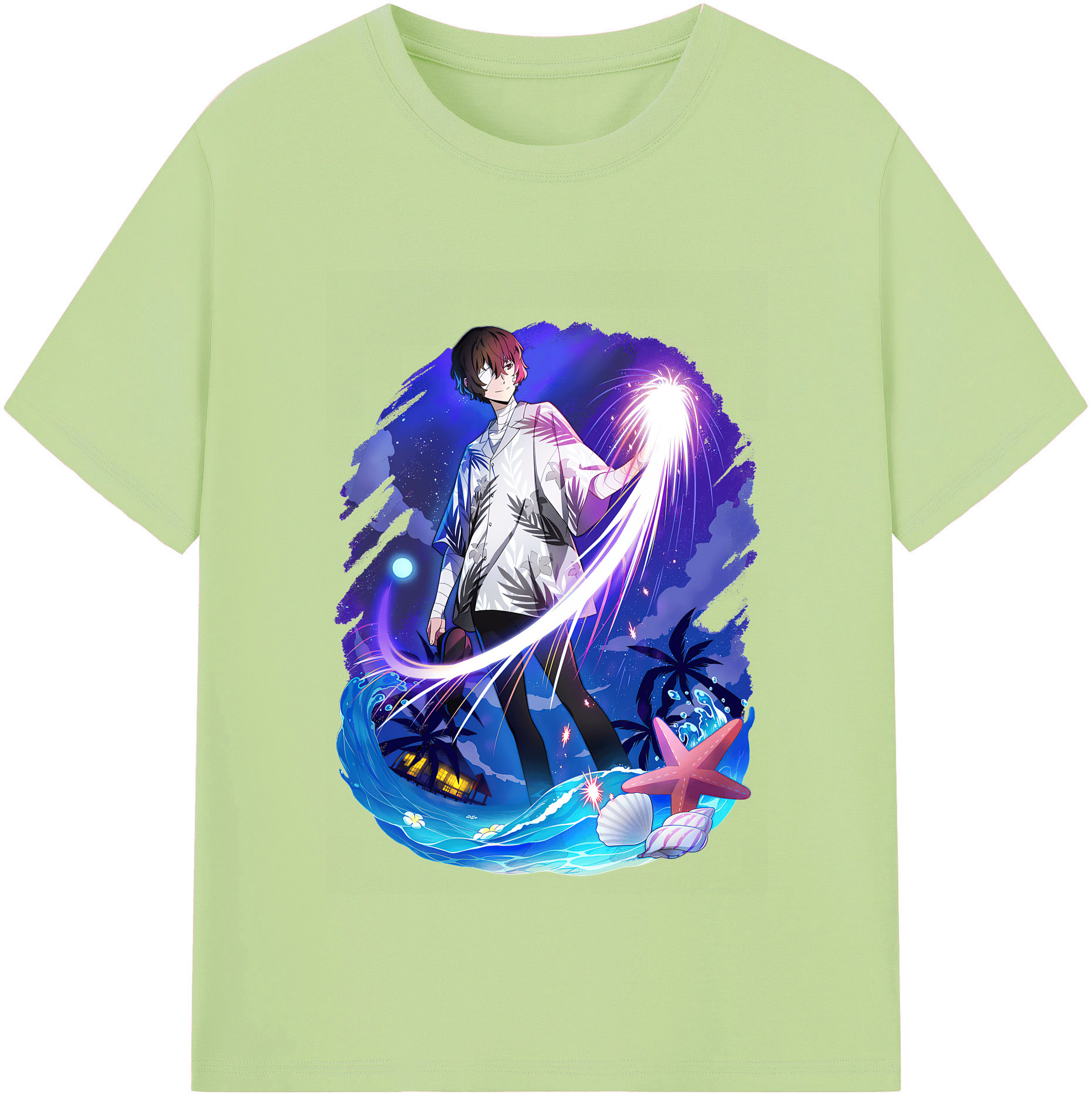 （画像用） 文豪ストレイドッグス Bungo Stray Dogs 綿100％半袖Tシャツ（フロントプリント）
